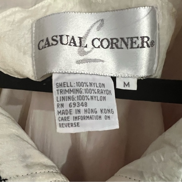 Vintage 1980s Rare Animal Print Gold Red Womens windbreaker bomber Jacket Size M - Picture 6 of 11